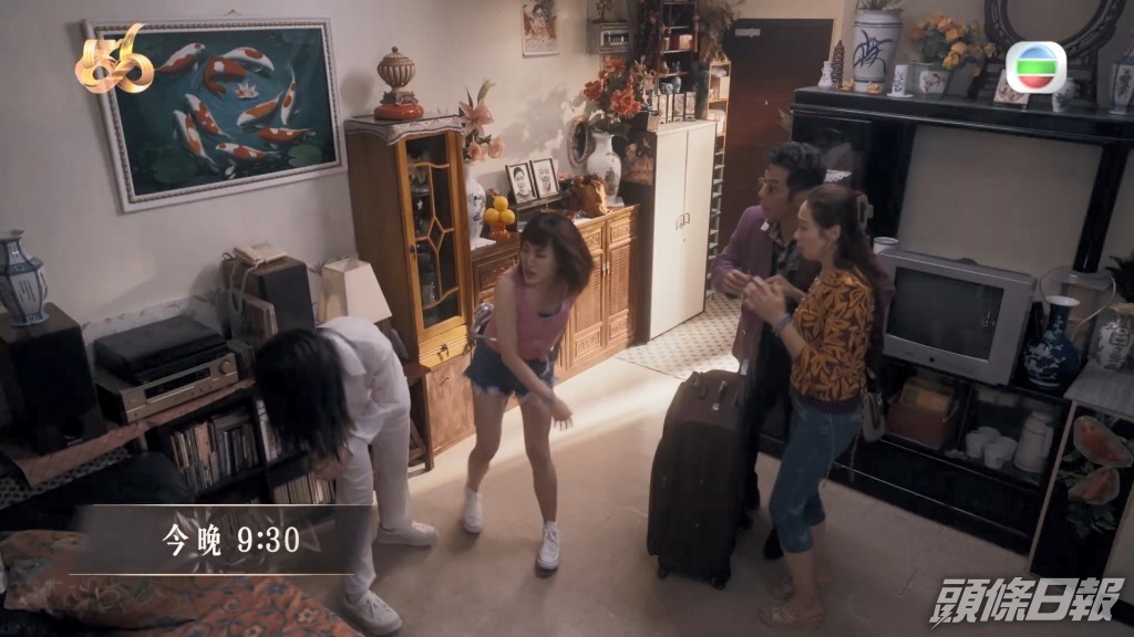 劇情要她打繼姐都唔留手，陳瀅要硬食一巴。